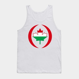 Hungarian Canadian Multinational Patriot Flag Series Tank Top